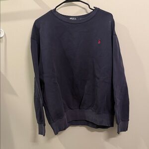 Polo by Ralph Lauren Men's Dark Blue Crewneck Sweater